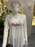 Phillies Long Sleeve Tshirt with  patch
