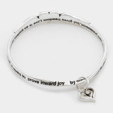 "love" Heart Wings Bracelet