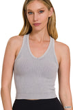 "Breezy Out" Ribbed Tank Top