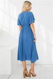 "Go With Grace" Denim Blue Dress