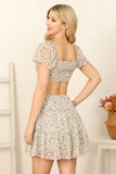 "Looking My Way" Ruffle Floral Mini Dress