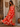 "Tiger-Lily" Orange Pleated Maxi Dress