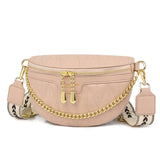 Sling Crossbody Bag with Gold Chain