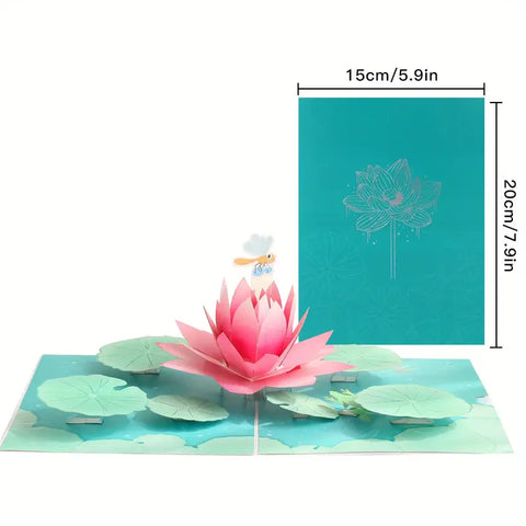 Lotus Greeting Card