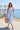 "Blue For You" Blue Striped Dress w/Tie Front