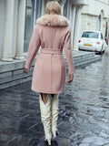 "Pink Passion" Fluffy Solid Overcoat