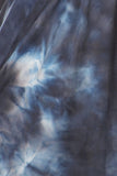"Forever And More" White And Blue Tie-Dye Joggers