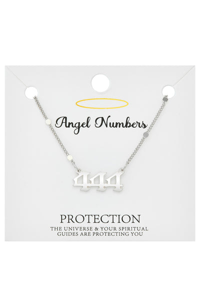 Angel Number Necklace 444