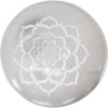 Selenite Lotus Carved Sphere