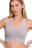 "Keep it Chill" Cropped Ribbed Razor Back Tank