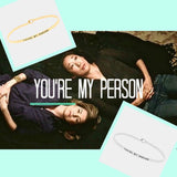 "You're My Person" Mantra Bracelet