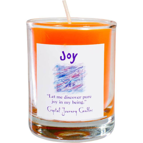Joy -  Glass Soy Votive Candle