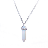 Opalite Crystal Pendant Necklace