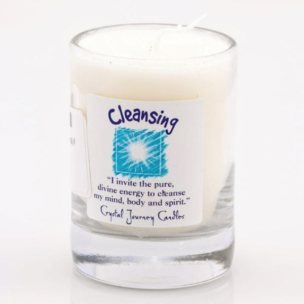 Cleansing - Glass Soy Votive Candle