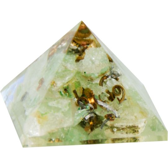 Orgone Resin Pyramid Green Aventurine-Heart Chakra