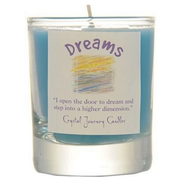 Dreams - Glass Soy Votive Candle
