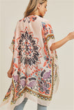 "Catch the Breeze" Bohemian Print Kimono