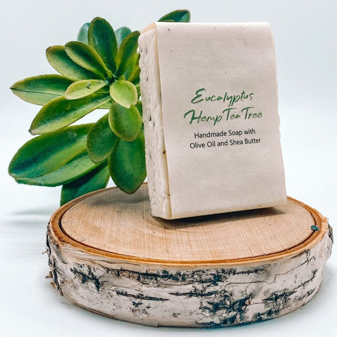 Eucalyptus Hemp Tea Tree - Organic Handmade Soap