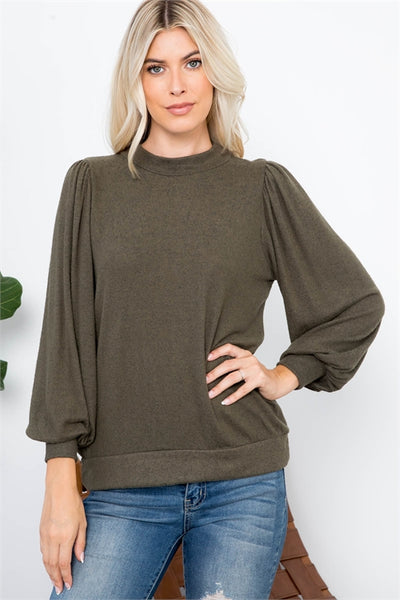 "Everyday Excellence" Puff Sleeve Top