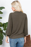 "Everyday Excellence" Puff Sleeve Top