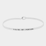 "You're My Person" Mantra Bracelet