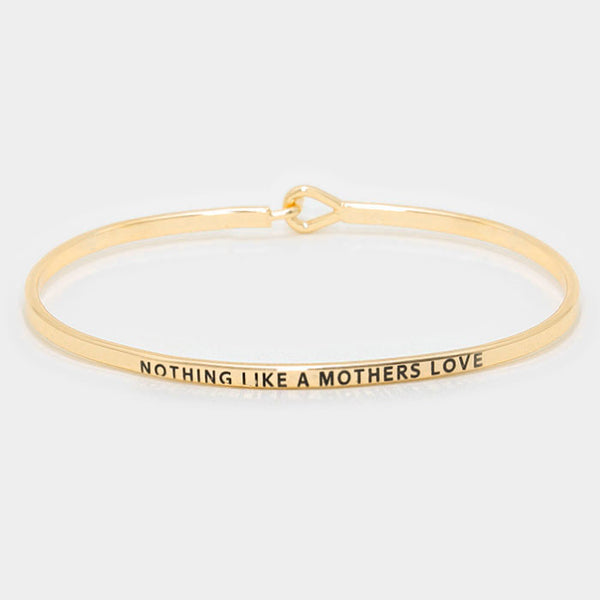 "Nothing Like a Mother Love" Mantra Bracelet