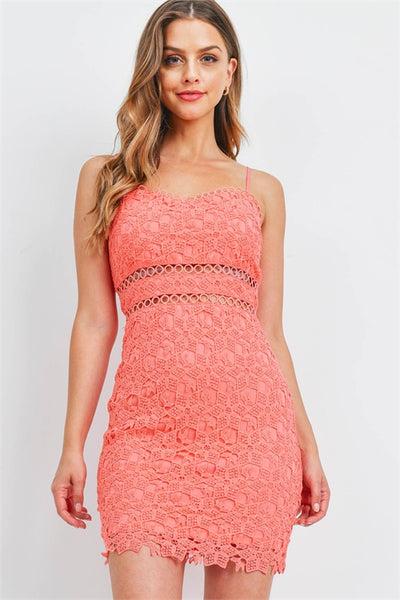 "Only a Dream" Coral Dress
