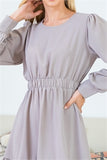 "Angelic Fit And Flare" Keyhole Dress