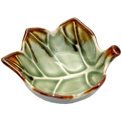 Green & Brown River Leaf Tray