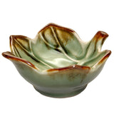Green & Brown River Leaf Tray