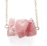 Three Stone Crystal Necklace