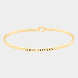 "Soul Sisters" Mantra Bracelet