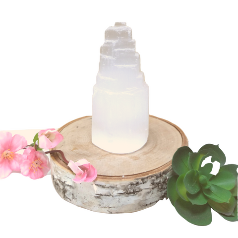 Selenite Tower: Large (6 inch)