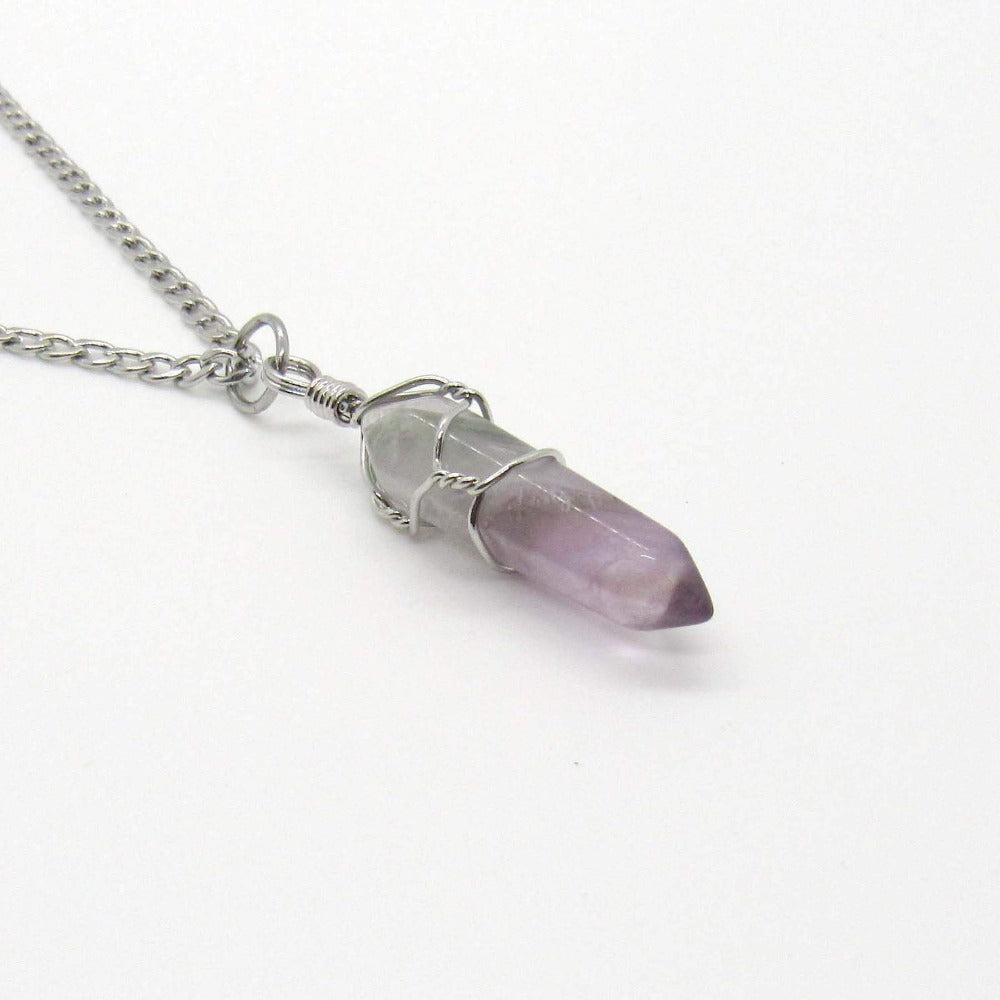Exquisite Cushion Cut Amethyst Necklace & Pendant in St. Silver - $3K