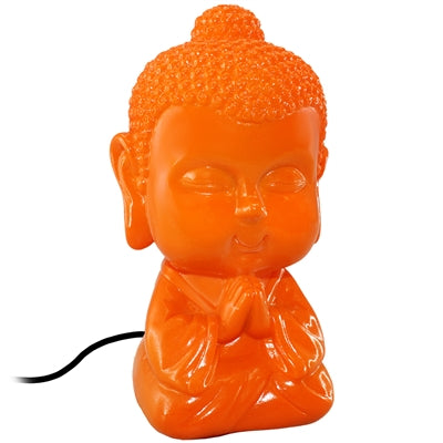 Praying Baby Buddha LED USB Lamp: Orange