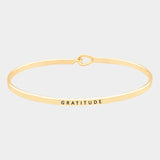 "Gratitude" Mantra Bracelet