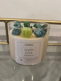 Happy Daze Stress Relief Handmade Crystal Candle