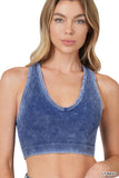 "Keep it Chill" Cropped Ribbed Razor Back Tank