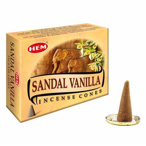 Sandal Vanilla Incense Cones