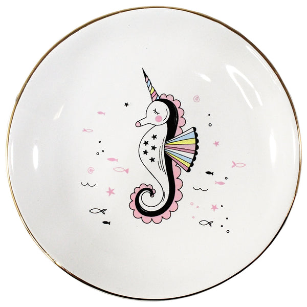 Sea Horse Unicorn Dish
